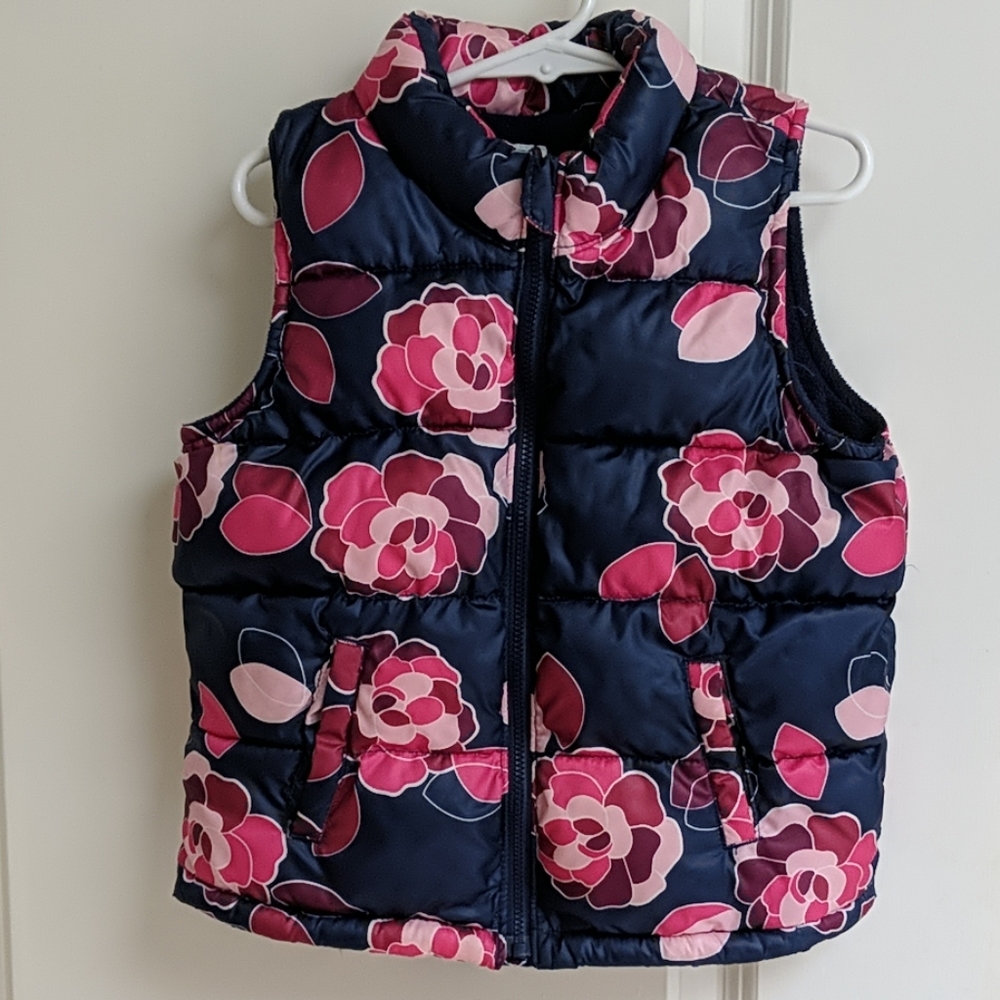 Old Navy floral vest